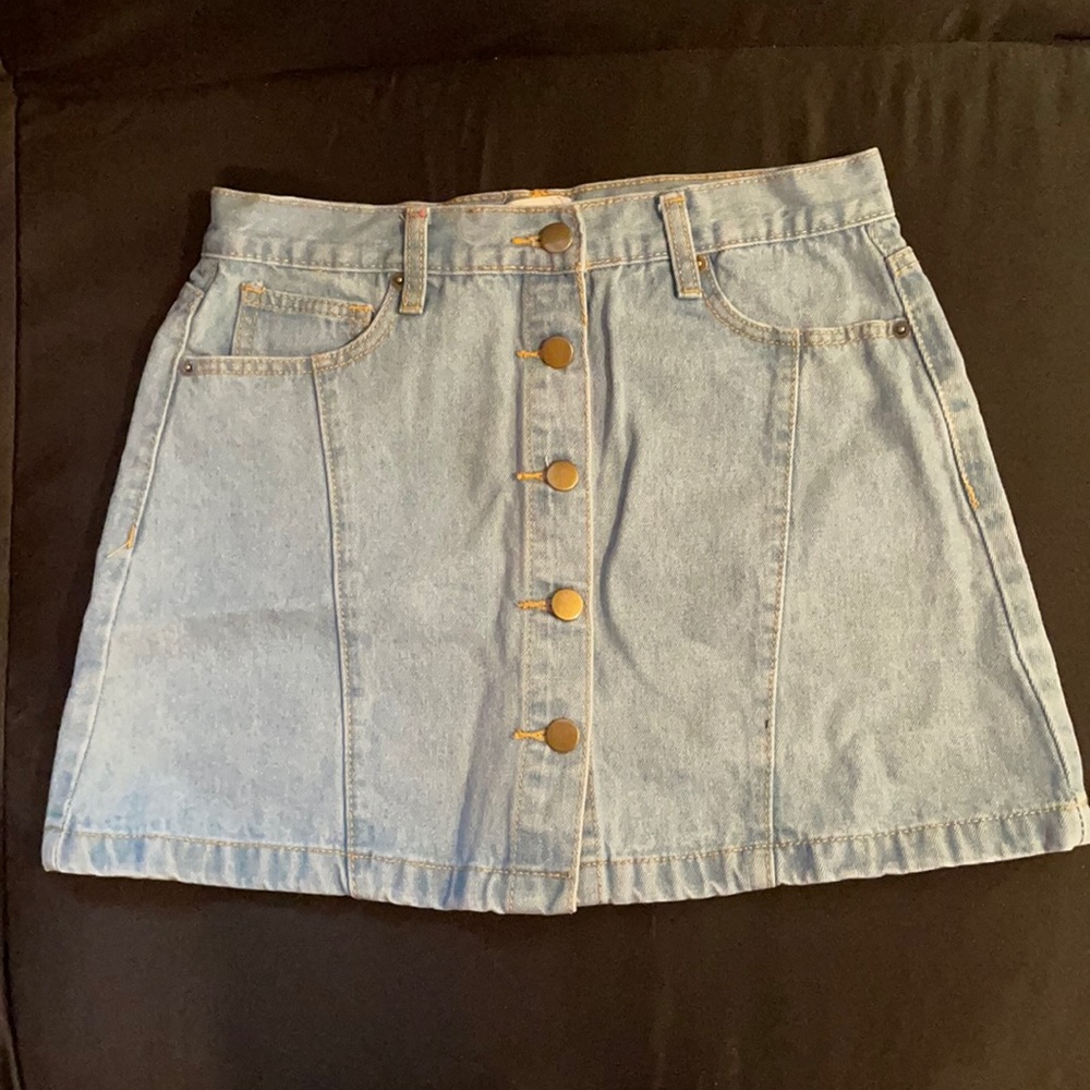 Denim mini skirt NWOT